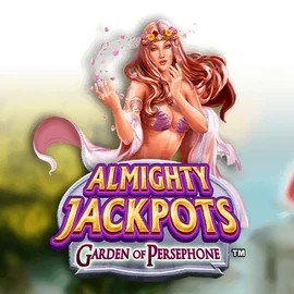 Almighty Jackpots: Garden of Persephone game by Novomatic – logo hosted on Gigaspinz Casino