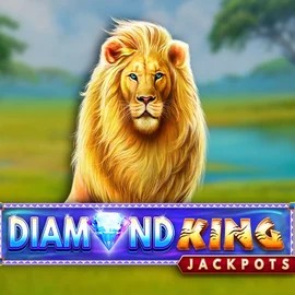 Official Jackpots logo: Diamond King Jackpots by SpinPlay Games at Gigaspinz Casino