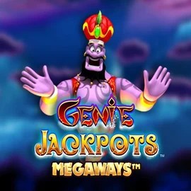 Genie Jackpots Megaways logo by Blueprint Gaming at Gigaspinz Casino