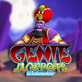 Genie Jackpots Wishmaker slot logo by Blueprint Gaming at Gigaspinz Casino