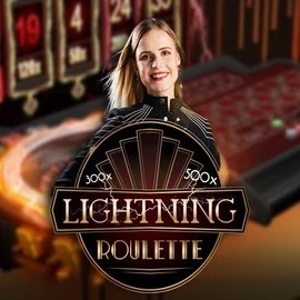Lightning Roulette casino game by Evolution – featured logo at Gigaspinz Casino
